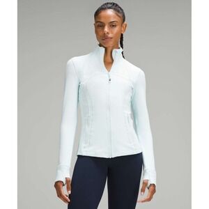 Lululemon Define Jacket Luon Sheer Blue Full Zip Yoga Layer Size 8